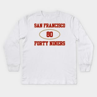 SAN FRANCISCO 49ERS JERRY RICE #80 Kids Long Sleeve T-Shirt